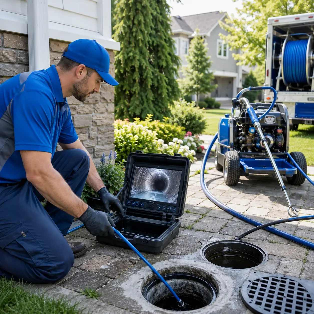 Outdoor drain cleaning professionals serving Cascilla, MS